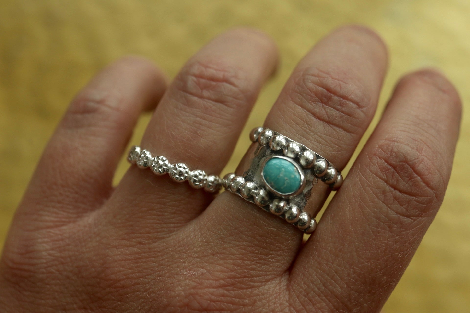 turquoise ring cuff