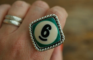 billard ring size 8.25