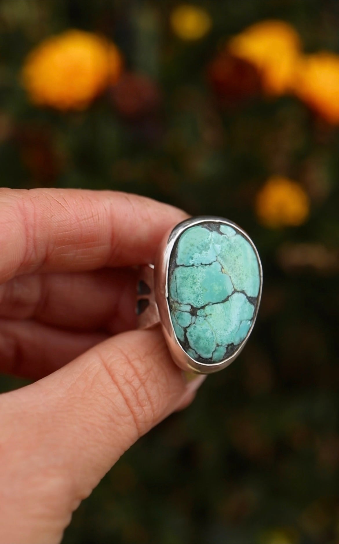 hubie turquoise ring size 8.75