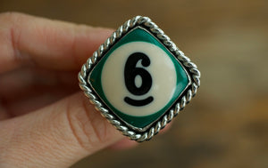 billard ring size 8.25