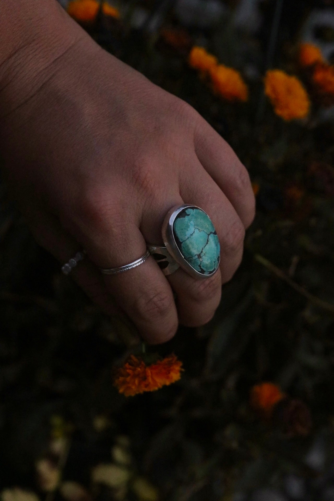 hubie turquoise ring size 8.75