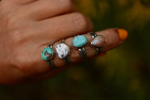 oval turquoise ring