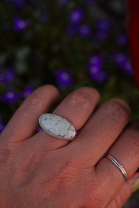 natural mountain turquoise ring size 6