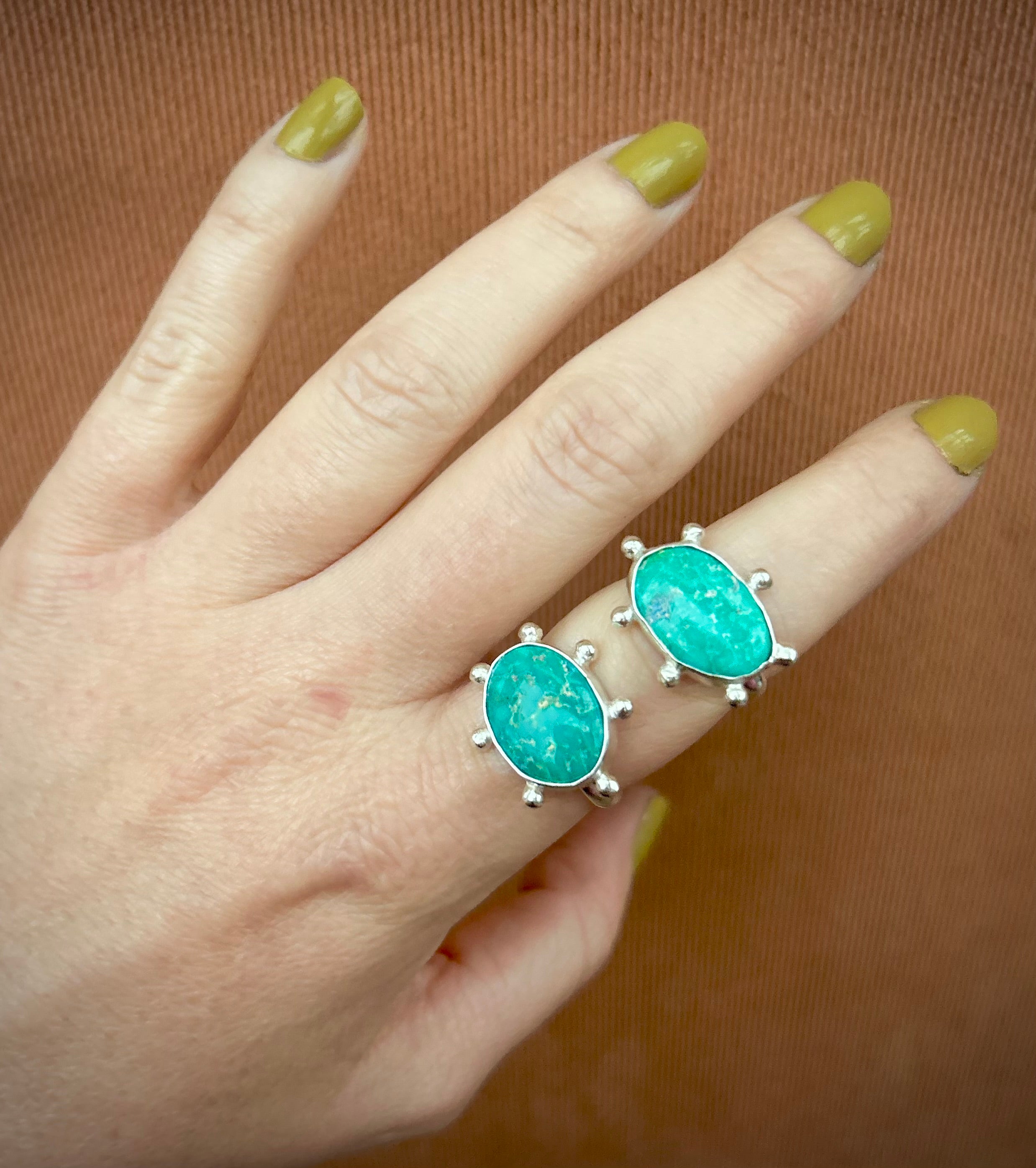 Turquoise Beaded Ring