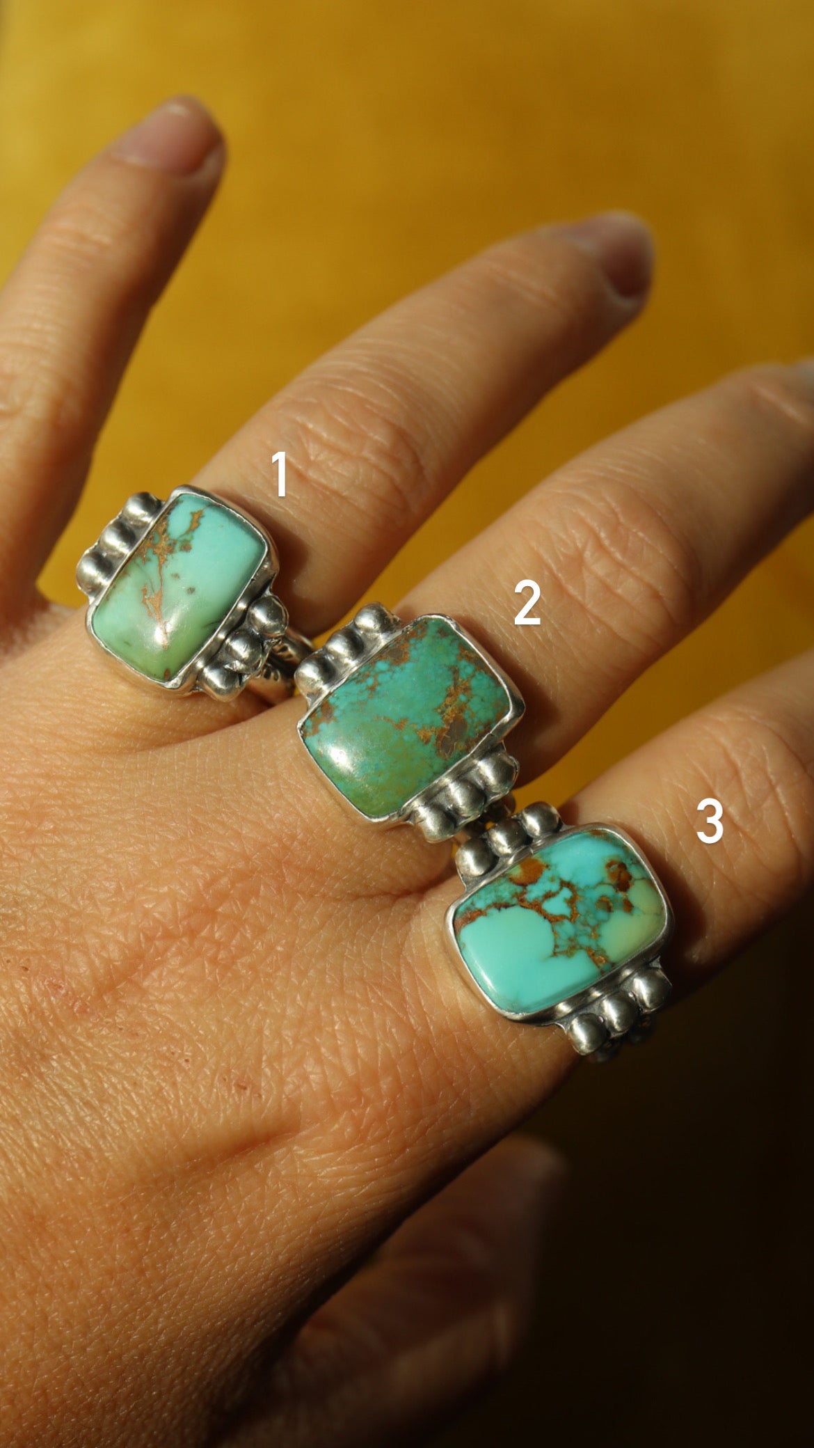 carico lake turquoise ring